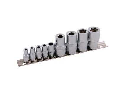 LEVIOR® Sada Hlavice nástrčná gola 9 ks 1/2"-1/4" TORX E5-E18