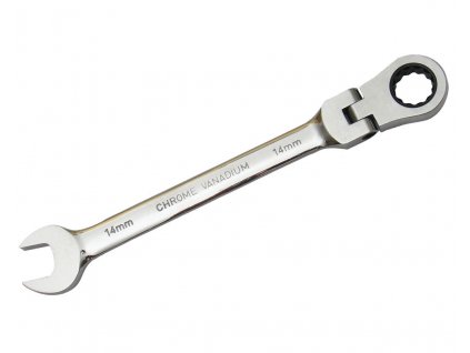 FESTA® Klíč ráčnový očkoplochý s kloubem, 10 mm, 72T, CrV, DIN/ISO