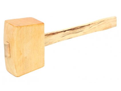 Palice dřevěná 600 g, hranatá, 10×5 cm / 3×36 cm, habr / jasan