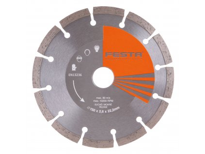 FESTA® Kotouč diamantový, segmentový, 150×22,23 mm