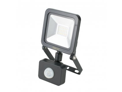 Reflektor Floodlight AGP, 10 W SMD LED, 4000 K, 800 lm, 230 V, IP44, černý, senzor pohybu 8 m
