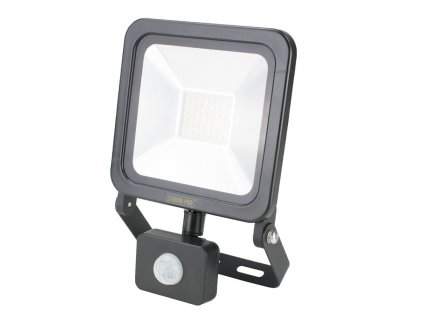 Reflektor Floodlight AGP, 30 W SMD LED, 4000 K, 2400 lm, 230 V, IP44, černý, senzor pohybu 8 m