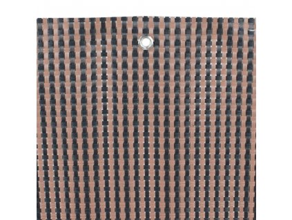Zástěna POLYRATAN 77, 90 cm×3 m, 800 g/m2, hnědo-černá