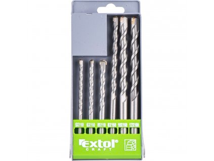 EXTOL® CRAFT Vrtáky vidiové, sada 6 ks, pr. 5 – 12 mm