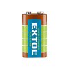 EXTOL® ENERGY Baterie alkalická ULTRA+, 9 V (6LR61)