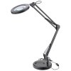 EXTOL® LIGHT Stolní lampa s lupou, 7 W LED, 5V DC USB, 5× zvětšení