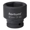 FORTUM® Hlavice nástrčná, rázová, gola 3/4", HEX 41×57 mm, CrMoV