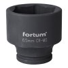 FORTUM® Hlavice nástrčná, rázová, gola 3/4", HEX 65×80 mm, CrMoV