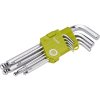 EXTOL® CRAFT Klíče L IMBUS s kuličkou, H 1,5 - 10 mm, sada 9 ks