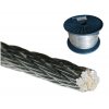 LEVIOR® Ocelové lanko nerezové (6x7+FC), INOX, pr. 1,0 mm, cívka 300 m