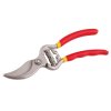 LEVIOR® Zahradní nůžky, d. 21 cm, střih do 12 mm, půlkulatý břit kovaná ocel HCS SK-5, rukojeti s TPR