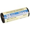SPOKAR® Sáčky na odpad černé HDPE, 50×60 cm / 35 l, 8 um, 50 ks