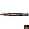 Marker tech hnědý široký