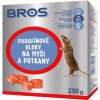 BROS® Rodenticid parafínové bloky na myši a potkany, 250 g