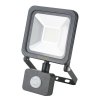 Reflektor Floodlight AGP, 20 W SMD LED, 4000 K, 1600 lm, 230 V, IP44, černý, senzor pohybu 8 m