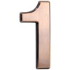 Číslo ´1´, domovní, samolepicí, 7×10 cm, ABS, bronzové