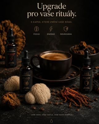 Malé rituály vytváří velké změny. 5 kapek do ranní kávy může změnit: ☀️ váš focus ☀️ energii ☀️ způsob, jak začínáte den...