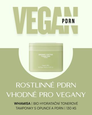 Rostlinné PDRN vhodné pro vegany🌱 Na rozdíl od běžně používaného PDRN živočišného původu využívá WHAMISA inovativní PDRN...
