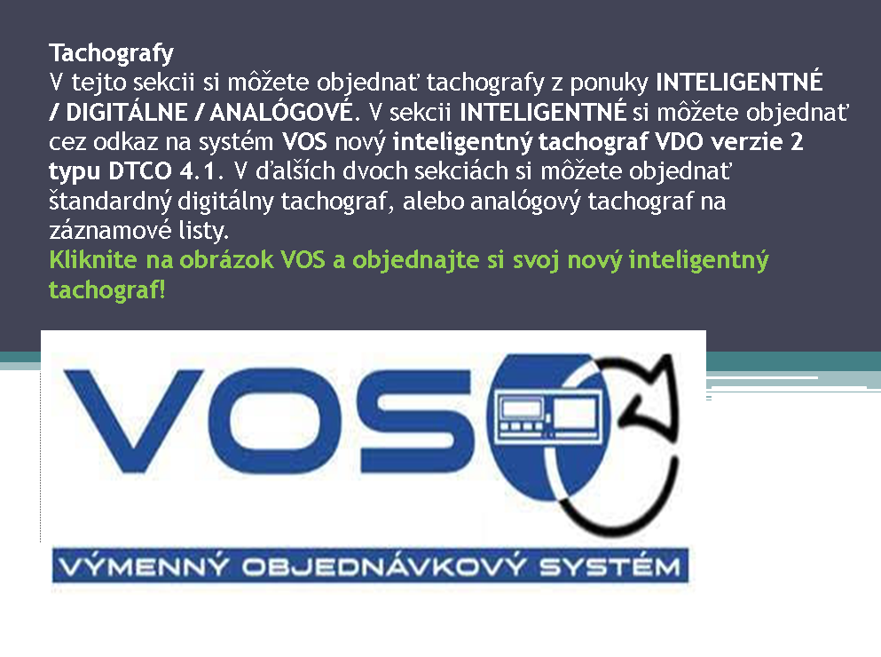 VOS, výmenný objednávkový systém