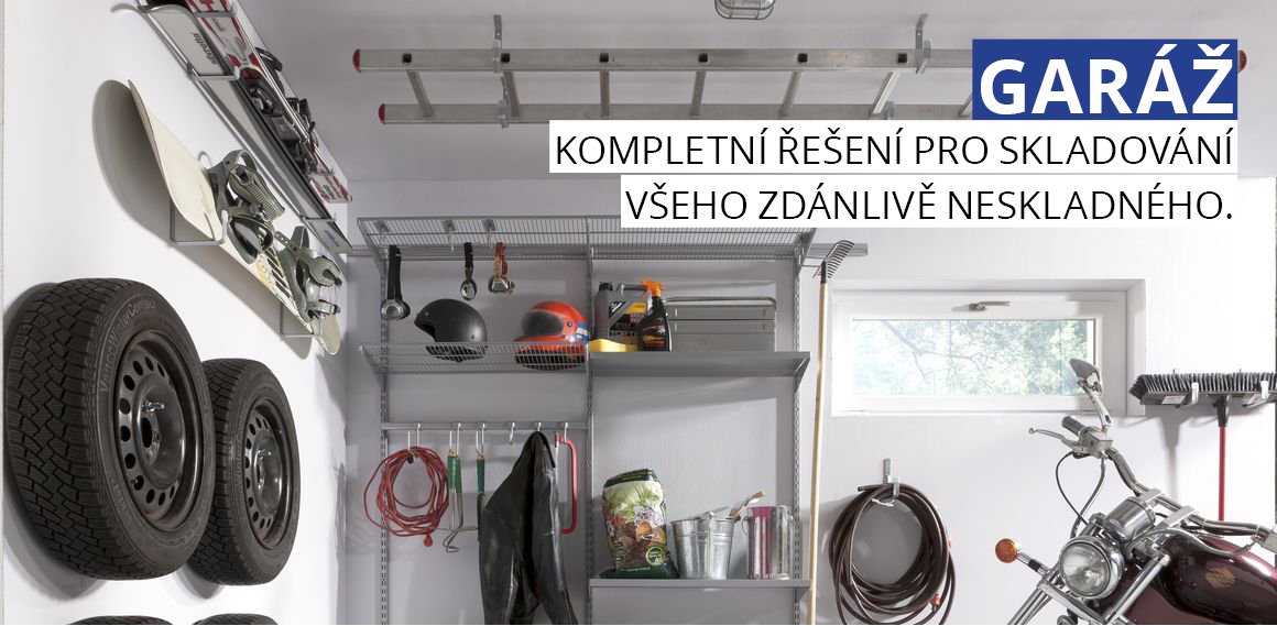 Nástěnný regál ELEMENT SYSTEM do garáže