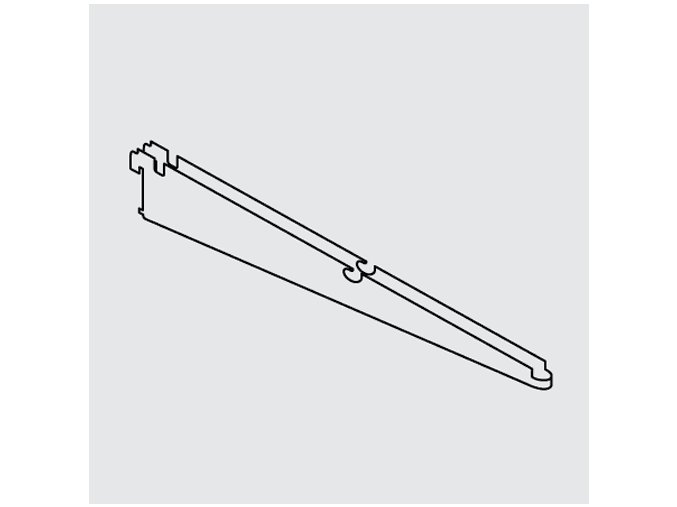 Nosník drátěných polic TWIN, hloubka 320 mm