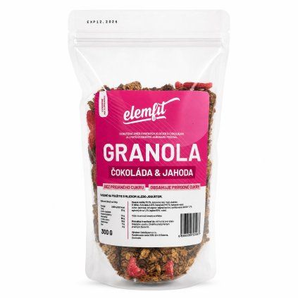 Granola čokolada jahoda