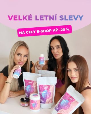 LETNÍ SLEVOVÁ AKCE JE TADY! ☀️ Dopřej svému tělu péči, kterou si zaslouží. 💗 Od 21. 7. do 26. 7. na tebe čeká: 🌸 AŽ 20 %...
