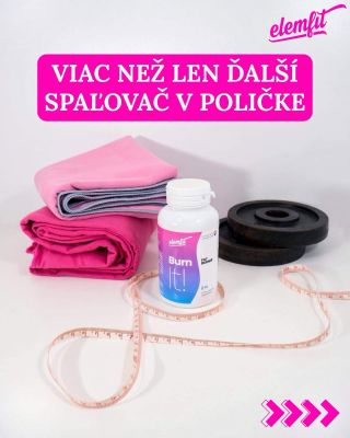🔥 Nie každý spaľovač je rovnaký☝️ Niektoré len sľubujú. #𝐄𝐥𝐞𝐦𝐟𝐢𝐭 Burn It! pracuje✨ 👉Ak chceš viac energie na tréning,...