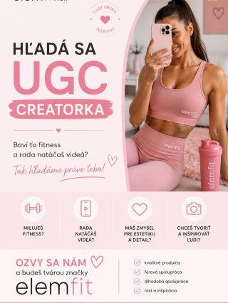 Baví ťa natáčať videá, zaujíma ťa fitness a máš okolo 10 000 followerov? Tak hľadáme práve teba! Ozvi sa nám do správy...