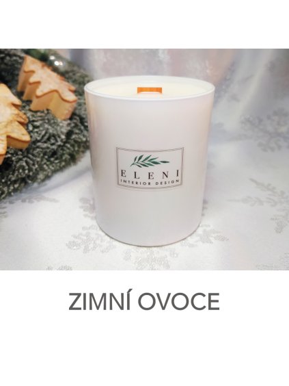 OLYMPIA s vůní ZIMNÍHO OVOCE, vonná svíčka 265 g