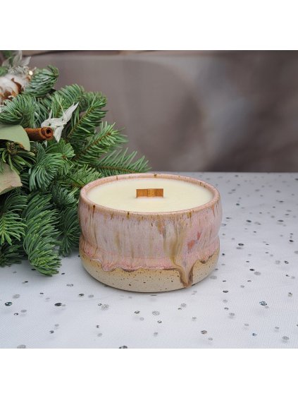 SWEET WAVE s vůní KOŘENĚNÝ POMERANČ, vonná svíčka 270 g