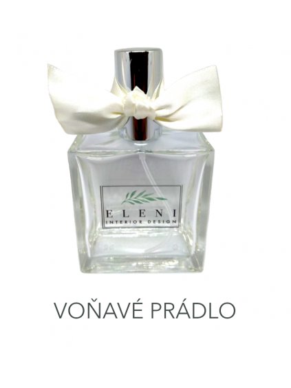 ELEIA - PARFÉM INTERIÉROVÝ s vůní VOŇAVÉHO PRÁDLA, 100 ml