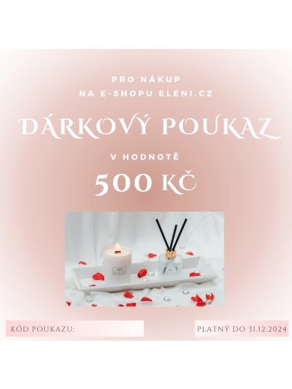 DÁRKOVÝ POUKAZ 500 do 12 24