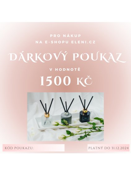 DÁRKOVÝ POUKAZ 1500 do 12 24