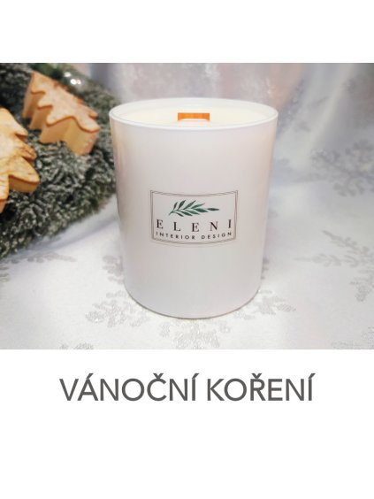 OLYMPIA s vůní VÁNOČNÍHO KOŘENÍ, vonná svíčka 265 g