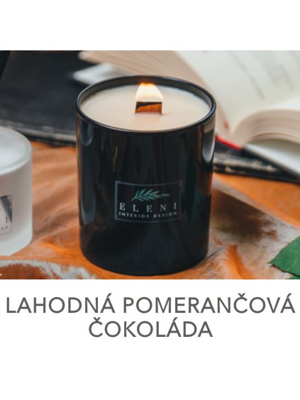 BLACK NIGHT s vůní Lahodné pomerančové čokolády, vonná svíčka 265 g