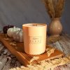 PEACH s vůní PODZIMNÍHO KOŘENÍ, vonná svíčka 265 g
