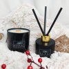 Sada difuzér EBON a vonná svíčka BLACK NIGHT - vyberte si VŮNI