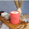 Coral - vonná sójová svíčka s dřevěným knotem