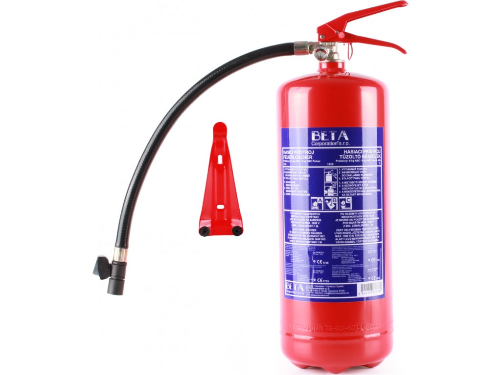 Hasicí přístroj práškový  BETA (34A, 183B, C) (Verze 34A/183B/C - Kód: 16906)