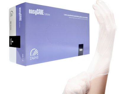 Rukavice LATEX pudr - L 100ks