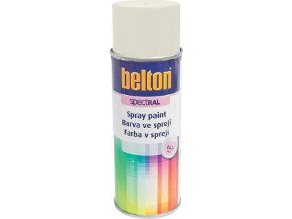 barva ve spreji BELTON RAL 9010m, 400ml BÍ matná