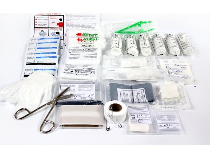 Výbava lékárničky - ELEKTRO II. (Verze elektro II. - Kód: 14399)