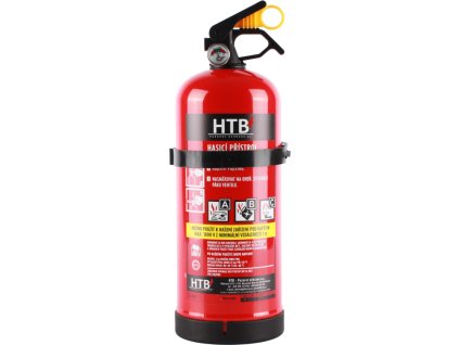 Hasicí přístroj práškový 2kg s revizí (13A, 89B, C) (Verze 13A/89B/C - Kód: 16205)