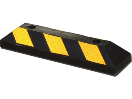 Parkovací doraz s reflexními prvky