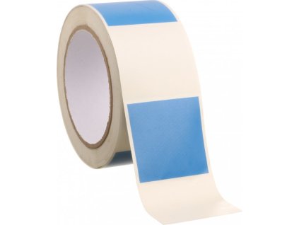 Označení prosklených dveří, čtverce 50 x 50 mm (Varianty Samolepka 50 x 50 mm tl. 0.1 mm, délka 1m - bílý - Kód: 04965)