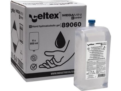 Hydroalkoholický dezinfekční gel na ruce pro bezdotykový dávkovač CELTEX 800ml