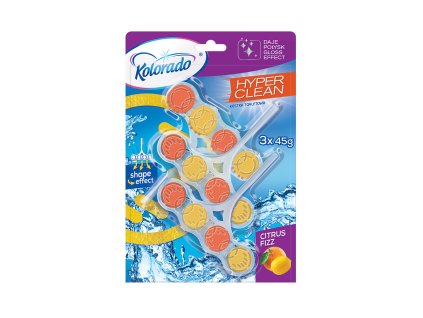 Kolorado WC block hyper clean CITRUS FIZZ 3x45 g