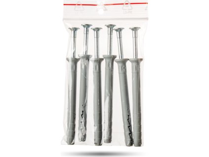 Kotvící šrouby 6 ks - Set pro upevnění parkovací zábrany (Varianty Set pro upevnění parkovací zábrany - 6 ks, Kód: 27631)
