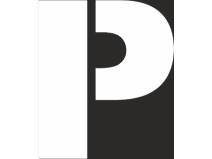 Šablona písmeno "P" vodorovné značení (Varianty Šablona písmeno "P" vodorovné značení, 235 x 235 mm, výška písma: 160 mm, Kód: 24894)